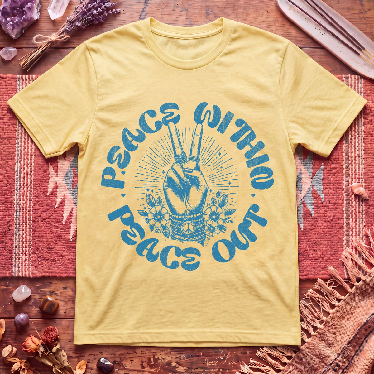 peace within peace out T-Shirt