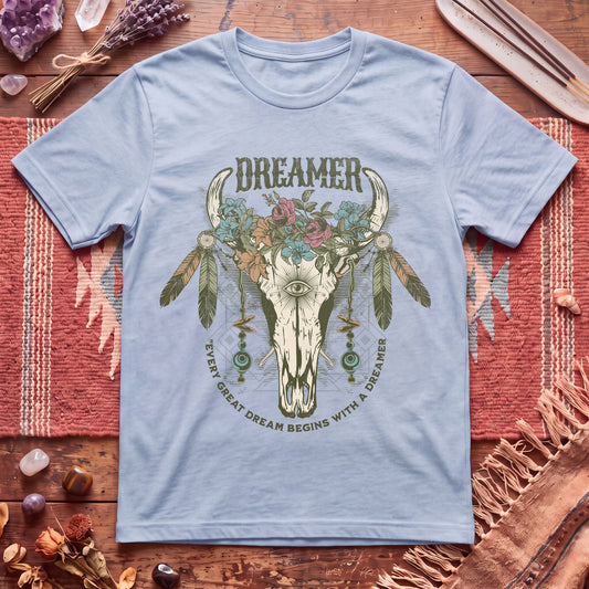 Dreamer cow skull T-Shirt