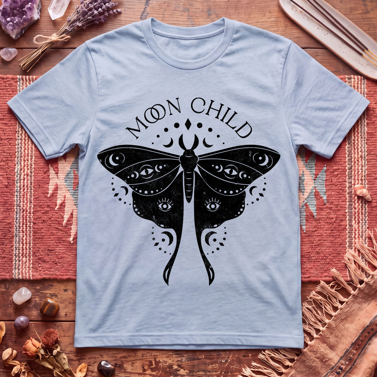 Moon Child Moth T-Shirt