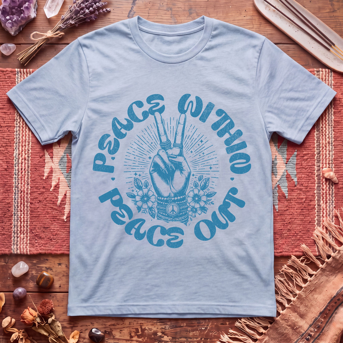 peace within peace out T-Shirt