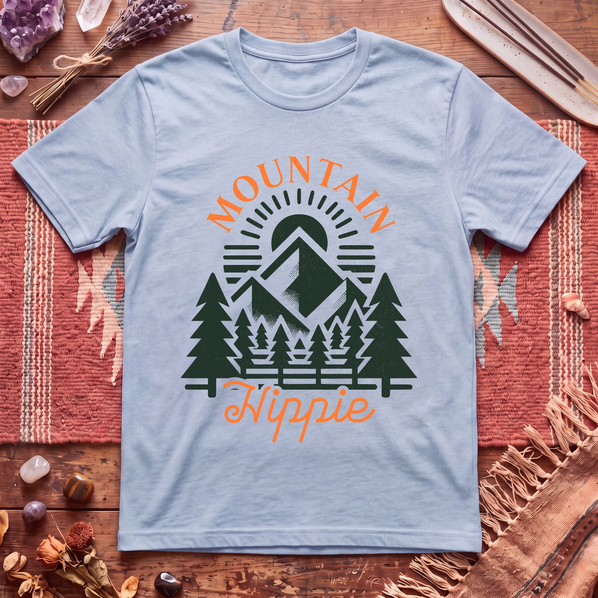 Vintage Mountain Hippie T-Shirt