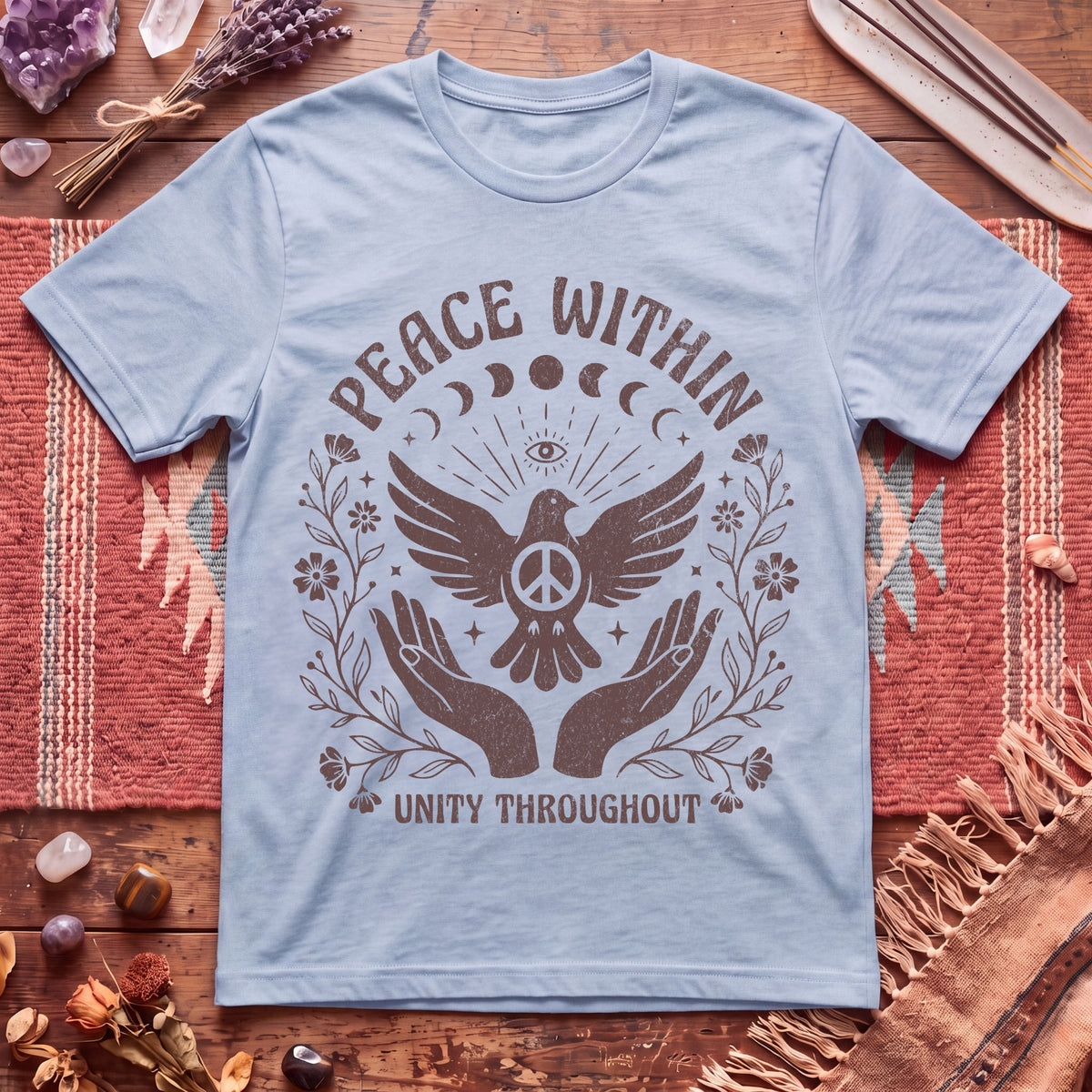 Peace Within Unity Throughout T-Shirt