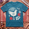 Hippie Chick Folk Art T-Shirt